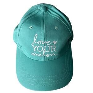 Love Your Melon embroidered baseball cap adjustable leather strap